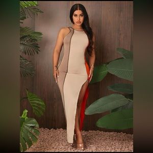 SHEIN Thigh Split Dress